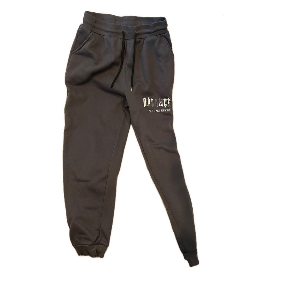 Balance Never Give Up Sweatpants Jogger Pants Womans Medium